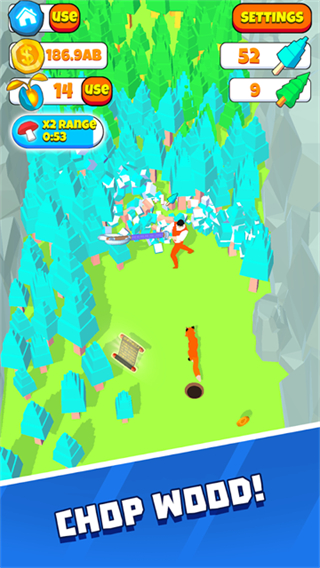 Idle Lumberjack 3D截图2