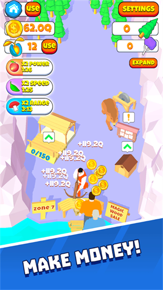 Idle Lumberjack 3D截图4