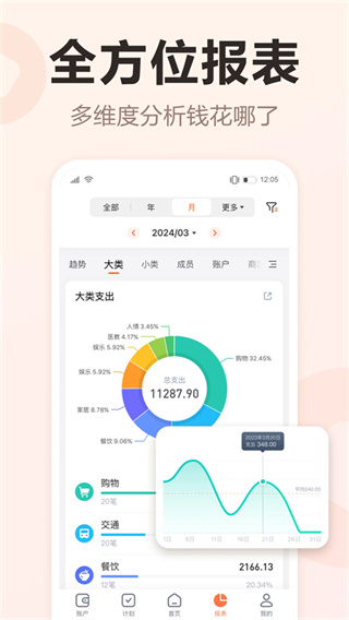 挖财记账截图2