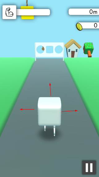 形状奔跑