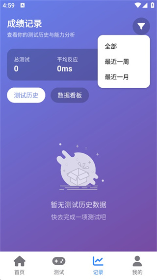 Human Benchmark反应力测试截图3