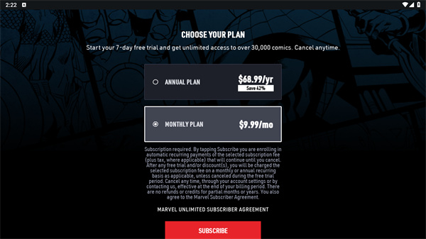 marvel unlimited