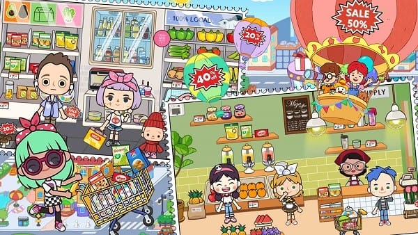 米加小镇商店无广告截图2
