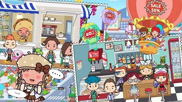 米加小镇商店无广告截图1