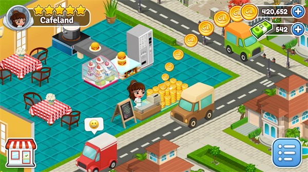 Cafeland餐厅手游汉化版截图4
