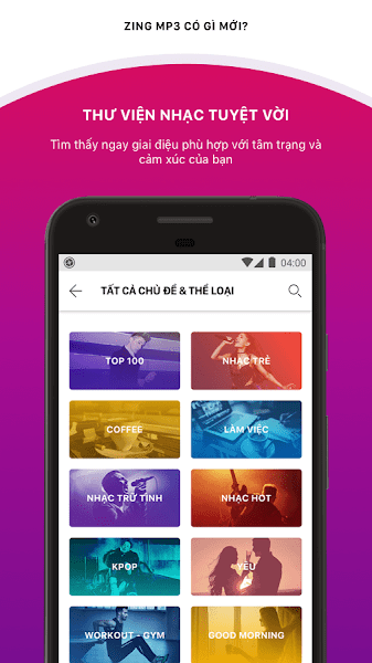 Zing MP3 app截图2