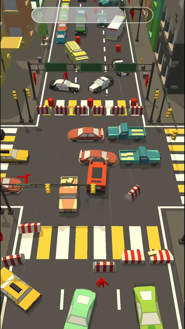 障碍道路碰撞3D截图3