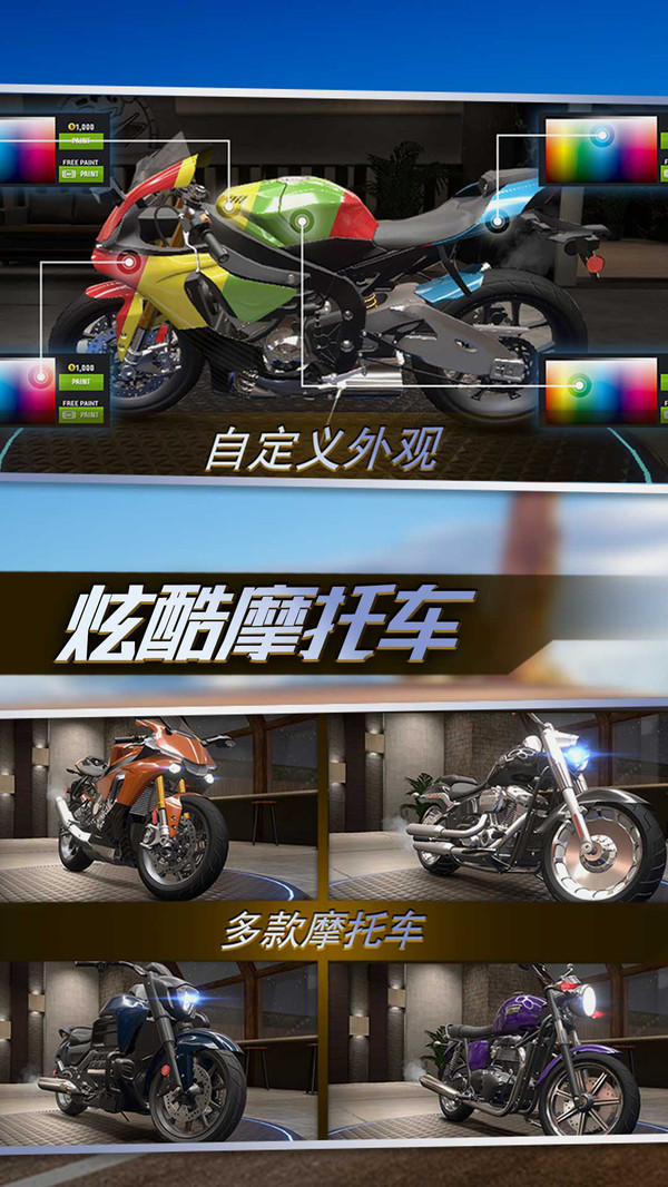 真实公路摩托锦标赛截图2