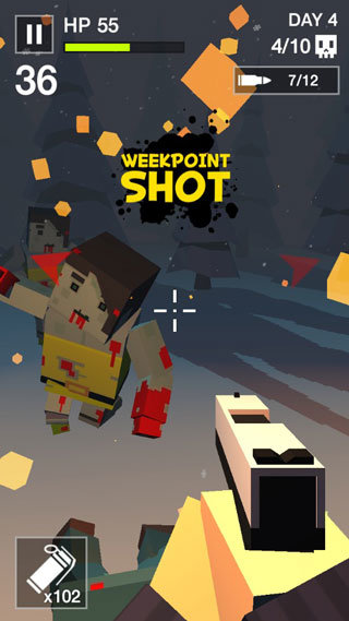 像素射杀僵尸截图3