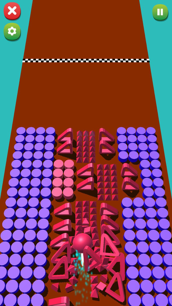 滚滚彩色球3D截图2