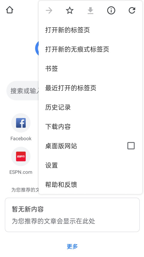 谷歌浏览器安卓手机版截图3
