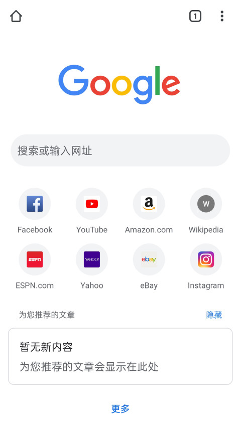 谷歌浏览器安卓手机版截图2