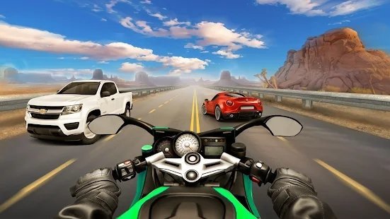 交通摩托赛车2021截图3