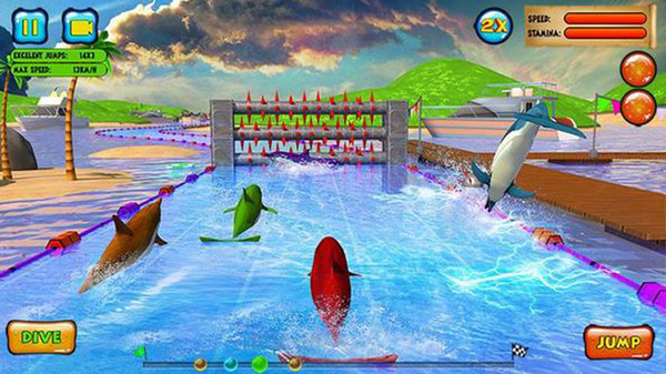海豚比赛3D版截图1