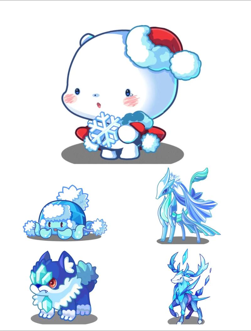 洛克王国寒冰进化,冰雪世界的新宠